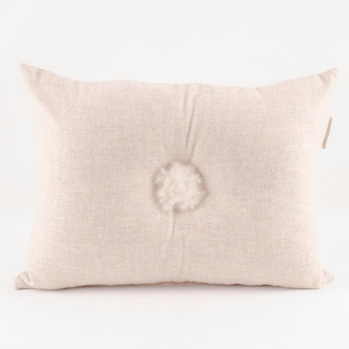 Anita Cream Wool Cushion, by Shepherd of Sweden.