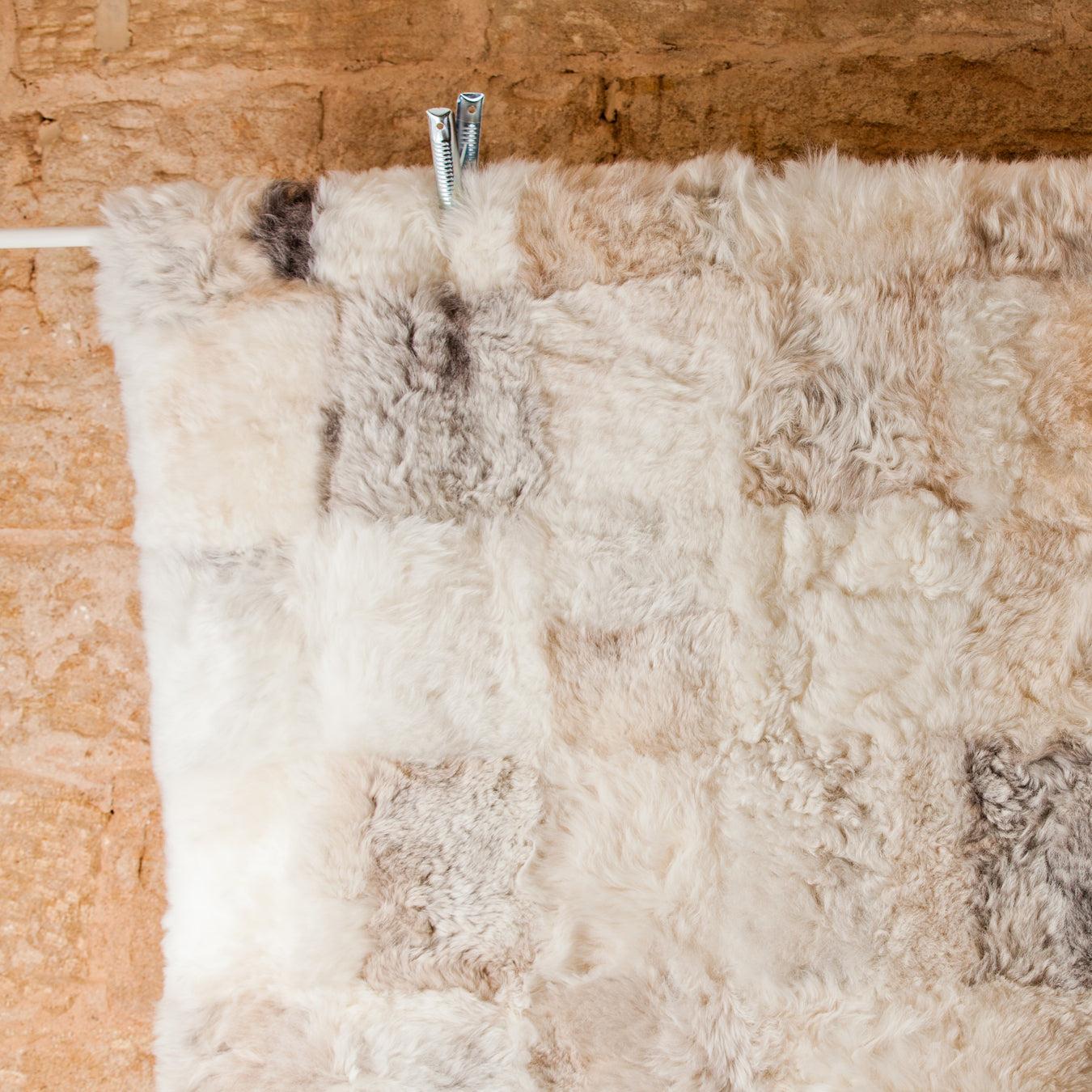 melange icelandic designer sheepskin rug by westmorland sheepskins
