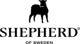 Shepherd Of Sweden Logo in Black writing.