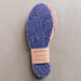 Lilac AW22 colour Sheepskin Children's Cuttable Insoles. Cut to size. Wrapped in a cardboard informational sleave.