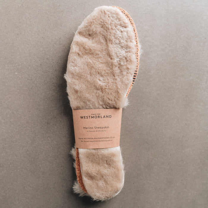 Sheepskin insoles with cuttable Size Guide