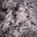 Graphite icelandic sheepskin swatch