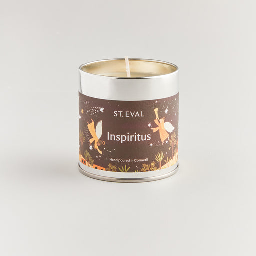 Inspiritus Scented Christmas Tin Candle by St Eval of Cornwall