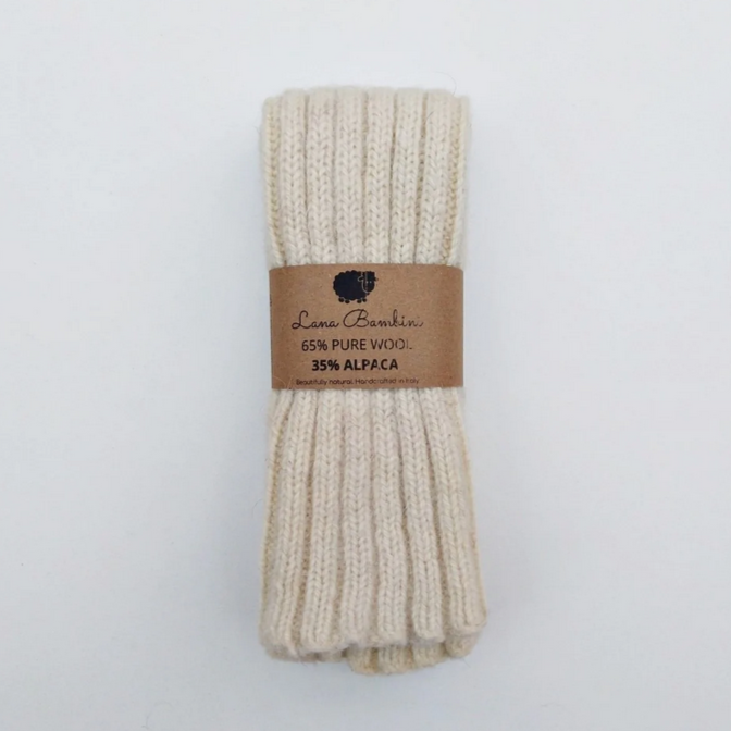 Alpaca Hand Knitted Leg warmers - Cadbury Alpacas