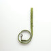 Pure Wool Dog Lead in Green. A halo and spotty repeated pattern dog lead with chrome collar clasp and looped handle.