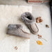 100% Sheepskin slipper for women from shepherd of sweden style lena in stone
