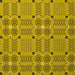 Gorse fabric for Yellow Melin Tregwynt Knot Garden Woven Wool Throw. A bright daffodil yellow colour, with detail pattern in charcoal grey, white and light grey.