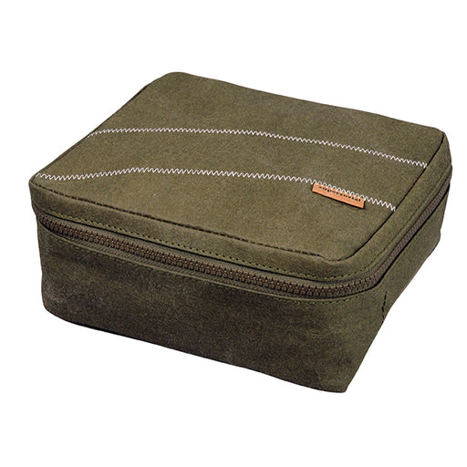 Green On The Road Toiletry Bag Long Stay from Zuperzozial. Paper material zippable wash bag.