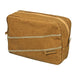 Tan Short Stay Wash/Toiletry Bag from Zuperzozial. A paper material zippable bag for toiletries.